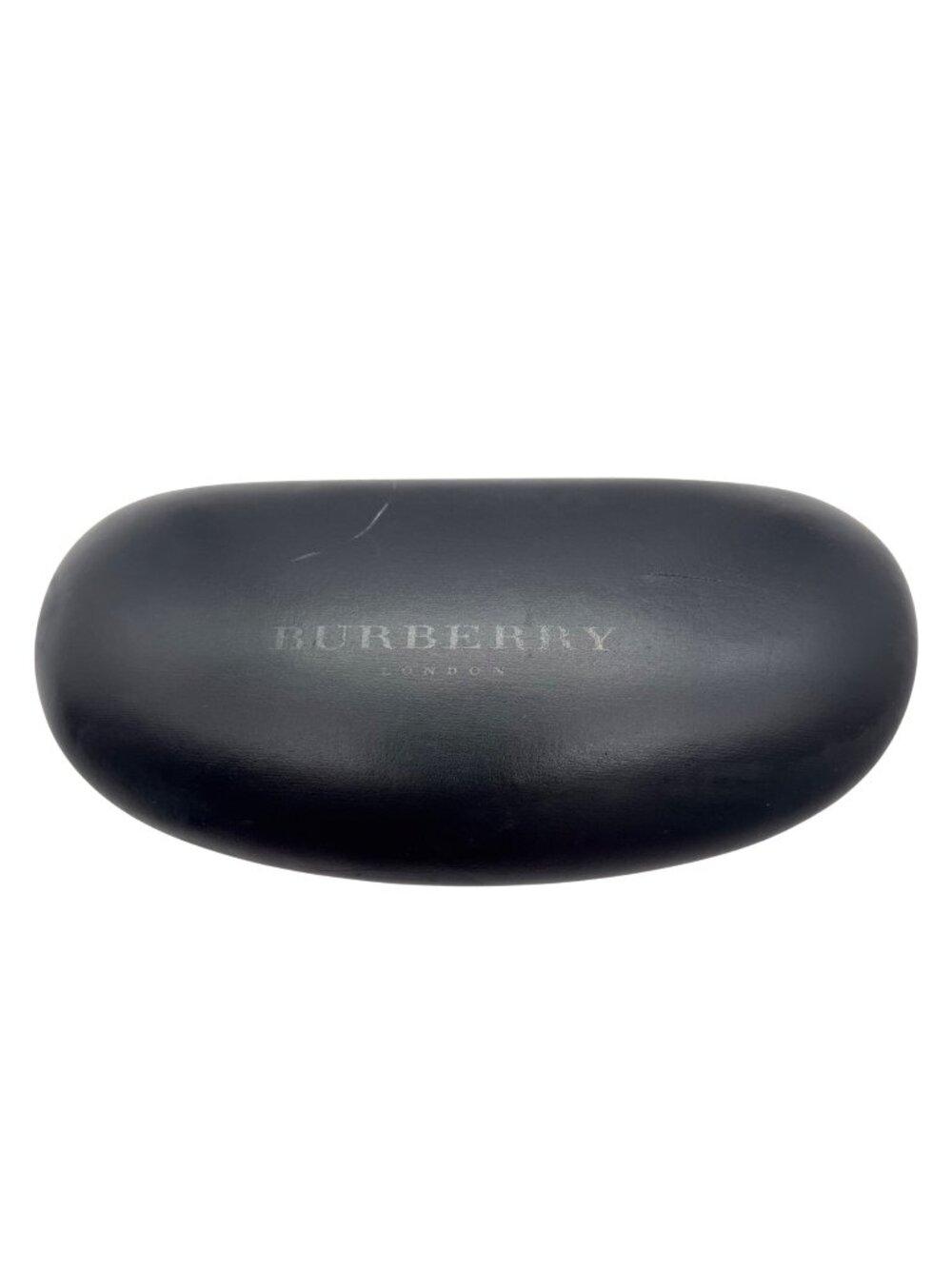 Burberry London Black Hard Clamshell Eyeglass Case Hinged Closure (See Photos)